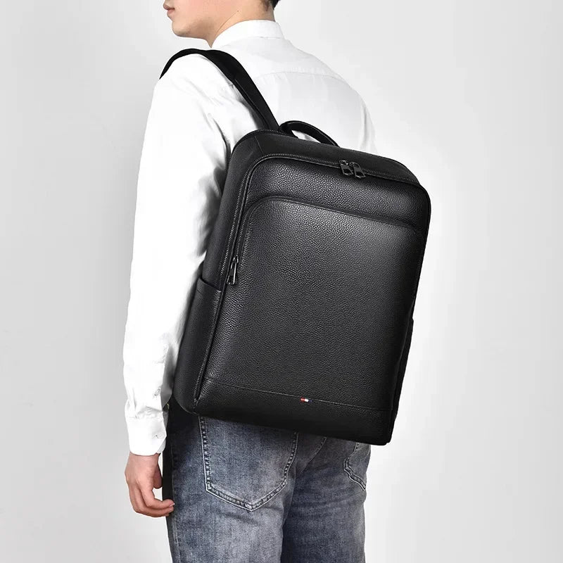Genuine Leather Laptop Backpack - product image 3
