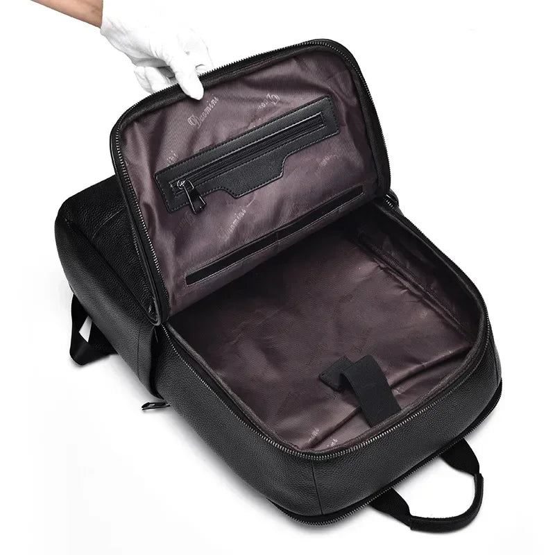 Genuine Leather Laptop Backpack - product image 6