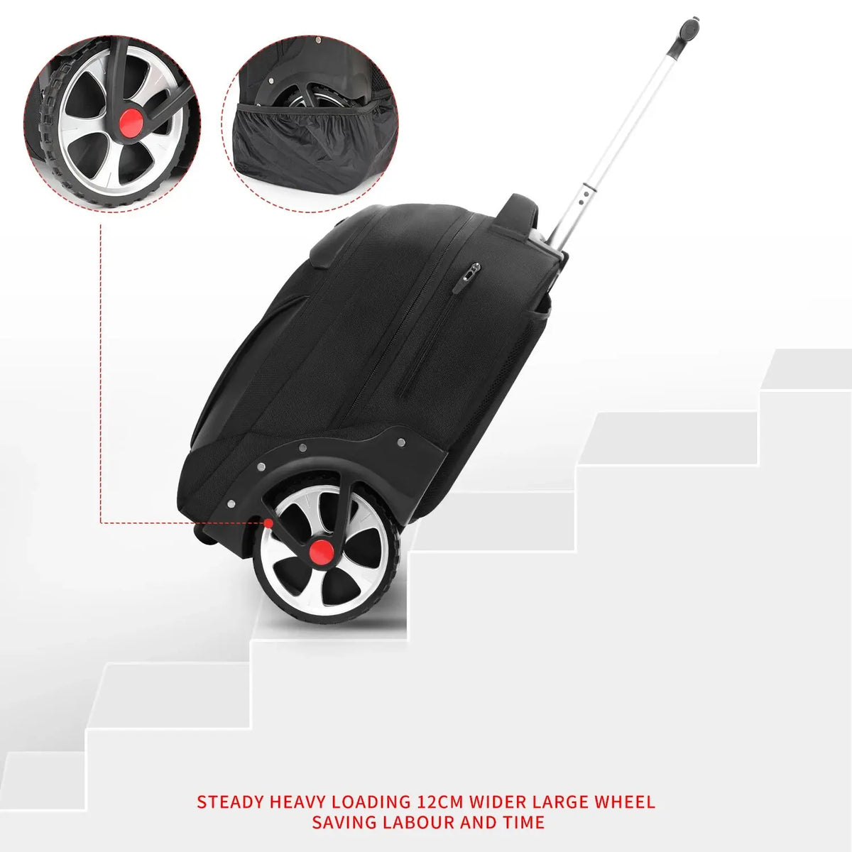 20-Inch Convertible Rolling Backpack - product image 3