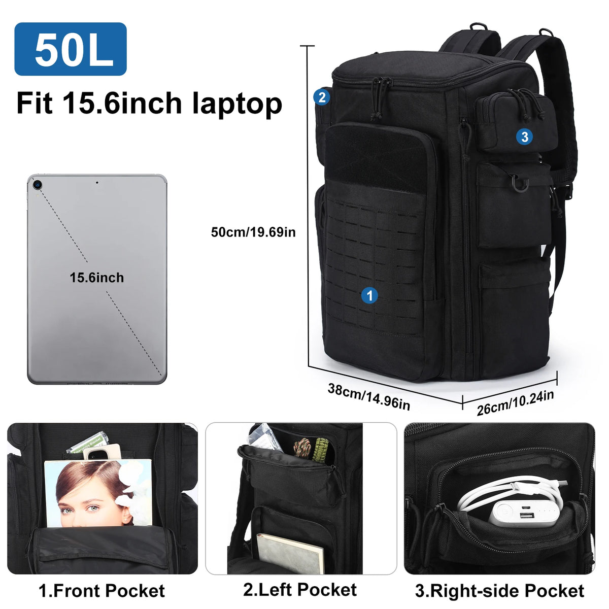 36-55L Duffel Bag with Shoe Compartment - product image 4