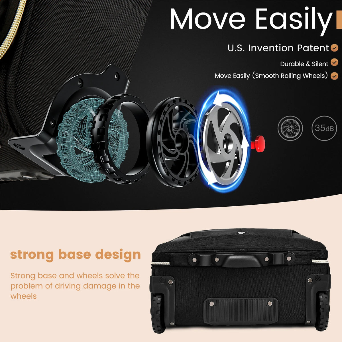 18-Inch Rolling Laptop Briefcase - product image 3